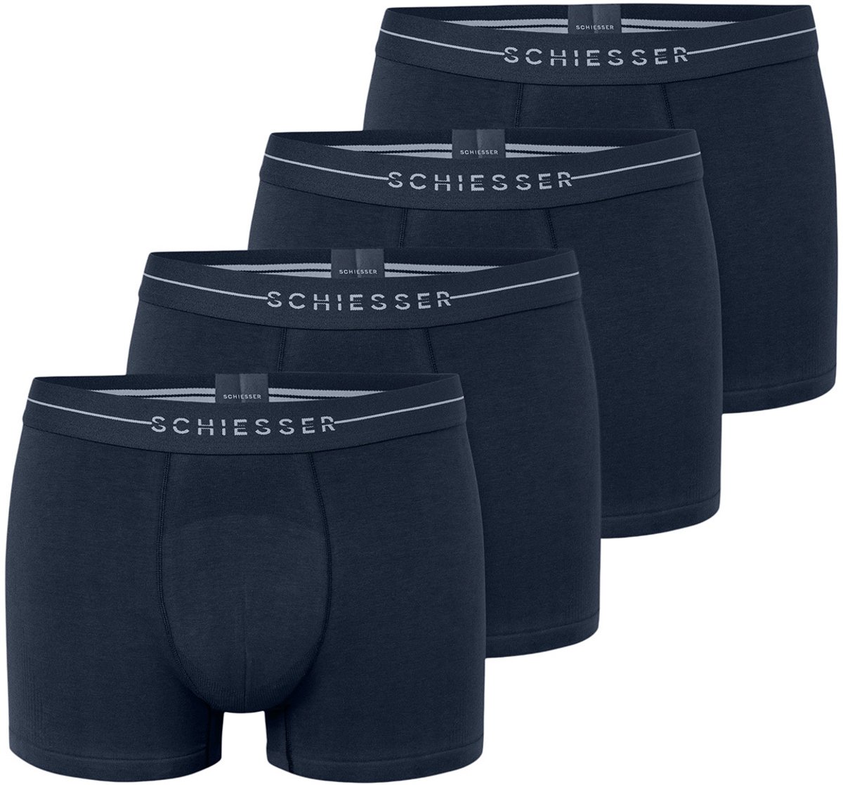 Schiesser Heren retro short / pant 4 pack Cotton Flex