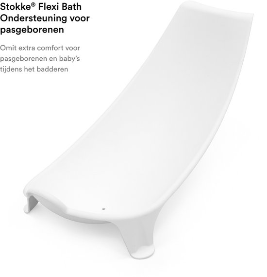 Stokke Flexi Bath Newborn Support - Op maat gemaakt - Stokke Flexi Bath Opvouwbaar babybadje - Lichtgewicht, handig, comfortabel en veilig - Geschikt voor baby's tot acht maanden of 8 kg van Stokke — afbeelding 2