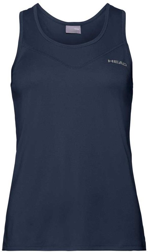 Head Racket Easy Court Mouwloos T-shirt Blauw M Vrouw