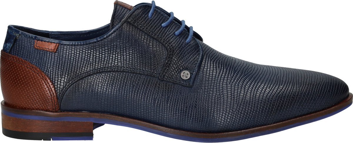 Berkelmans Oulton Veterschoenen - Heren - Blauw - Maat:40