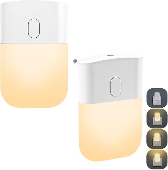 2x nachtlampjes met led sensor voor in stopcontact - nachtlampjes - online kopen | Lage prijs 2x nachtlampjes met led sensor voor in stopcontact - nachtlampjes - online kopen | Lage prijs