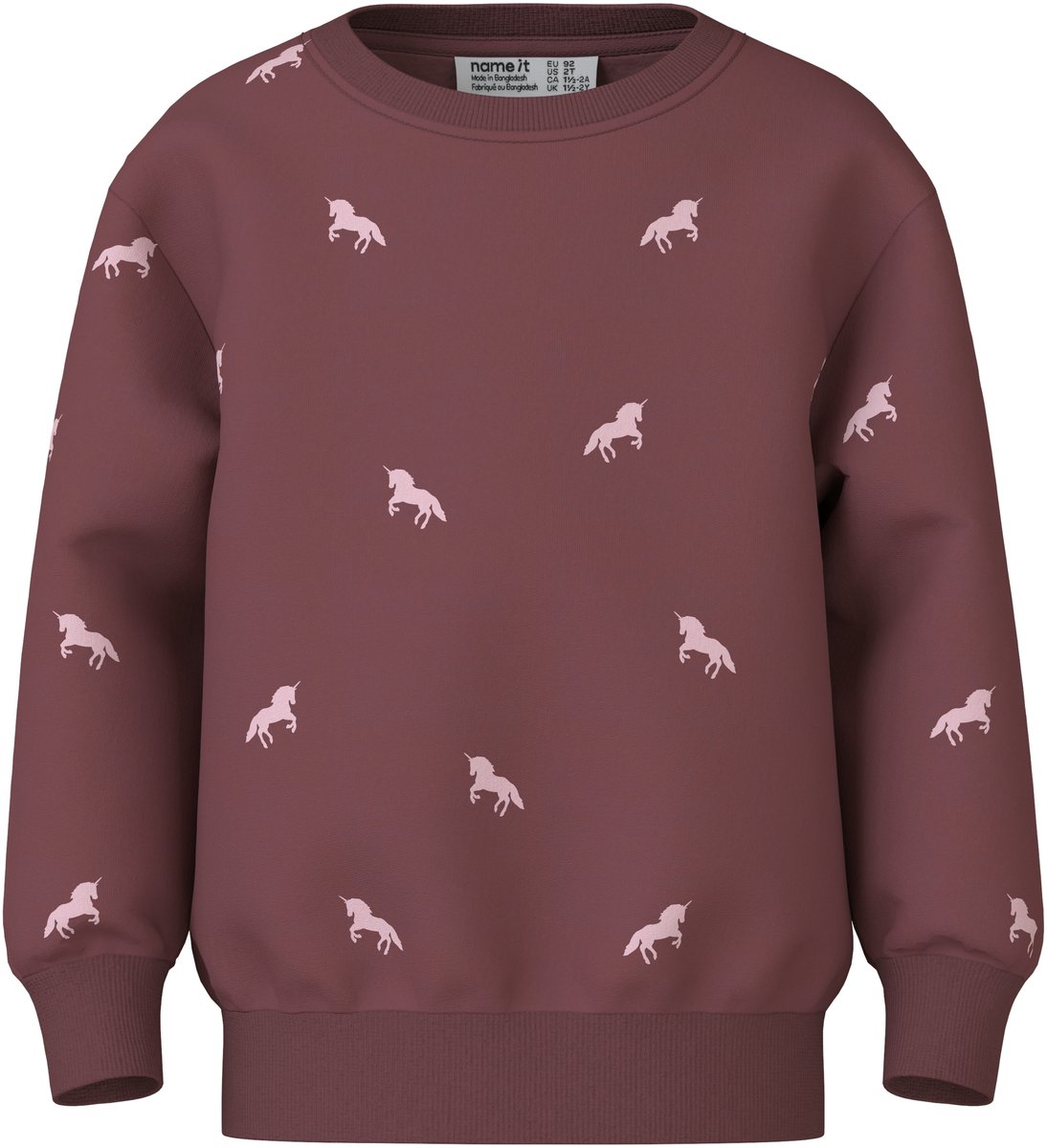 NAME IT - NMFVALBA LS SWEAT UNB NOOS - Meisjes - Sweaters