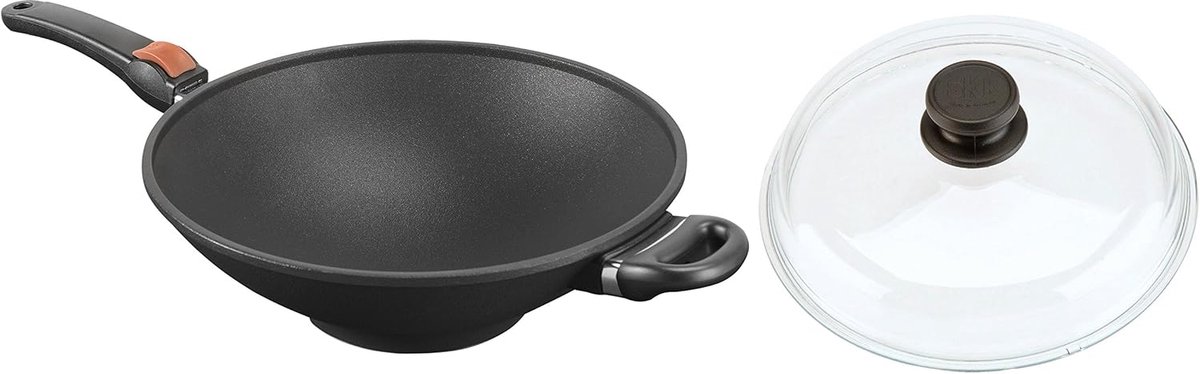 Inductie Wokpan 32 cm met Anti-aanbaklaag - Duurzaam en Ovenvast