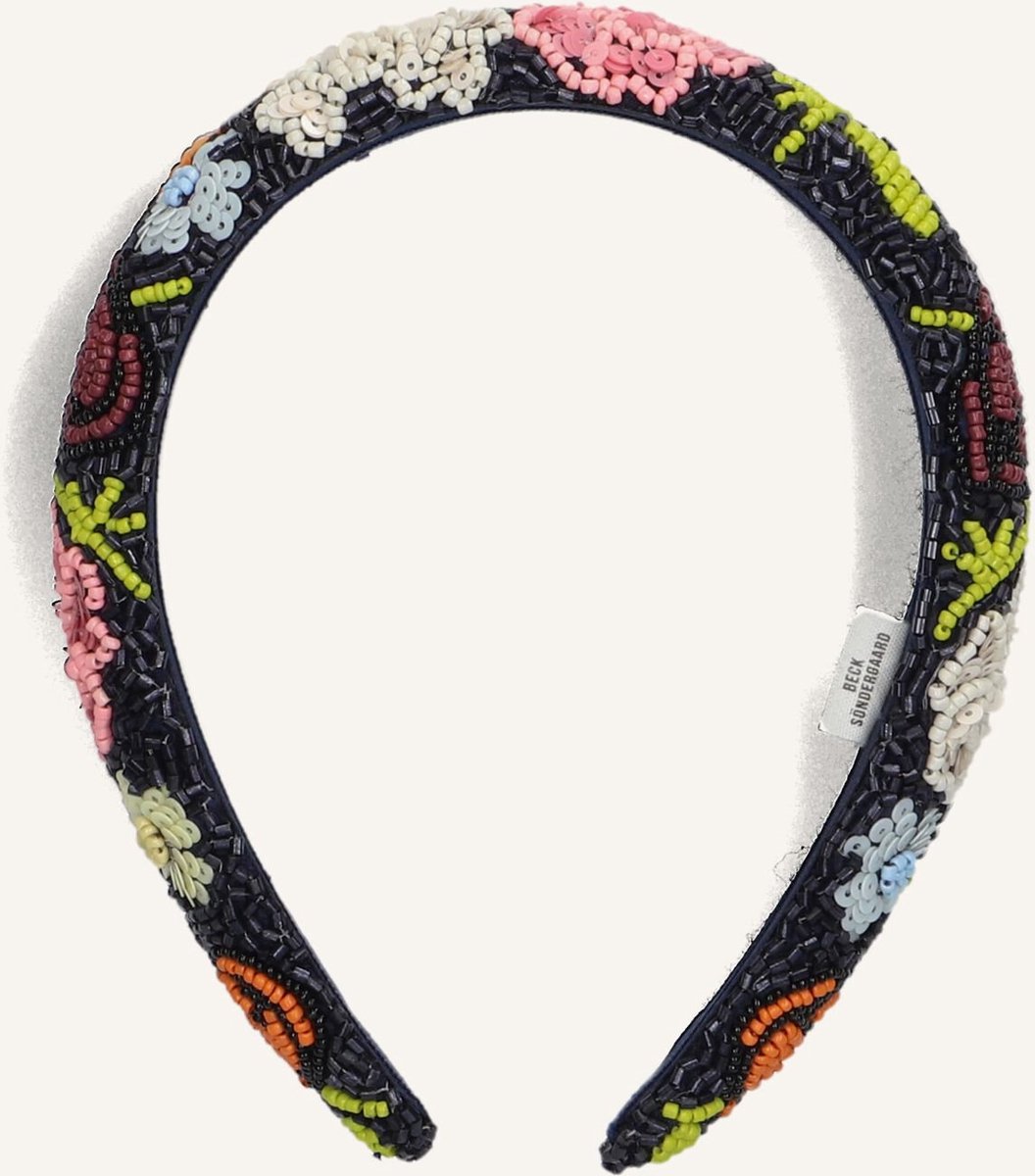 Becksondergaard Fleuriora Wide Beaded Hairbrace Haaraccessoires Dames - Multi - Maat ONESIZE
