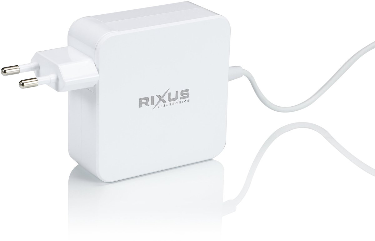 Rixus RXMCT 85W Charger For Macbook T Tip