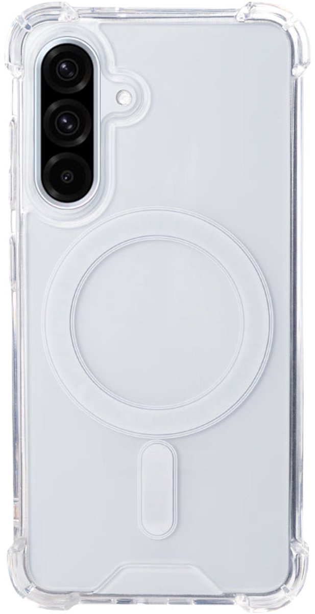 Rixus Anti-Burst Case With MagSafe For Samsung Galaxy A36 Transparent