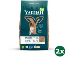 Yarrah cat adult graanvrij kip/vis kattenvoer 2x 2,4 kg NL-BIO-01
