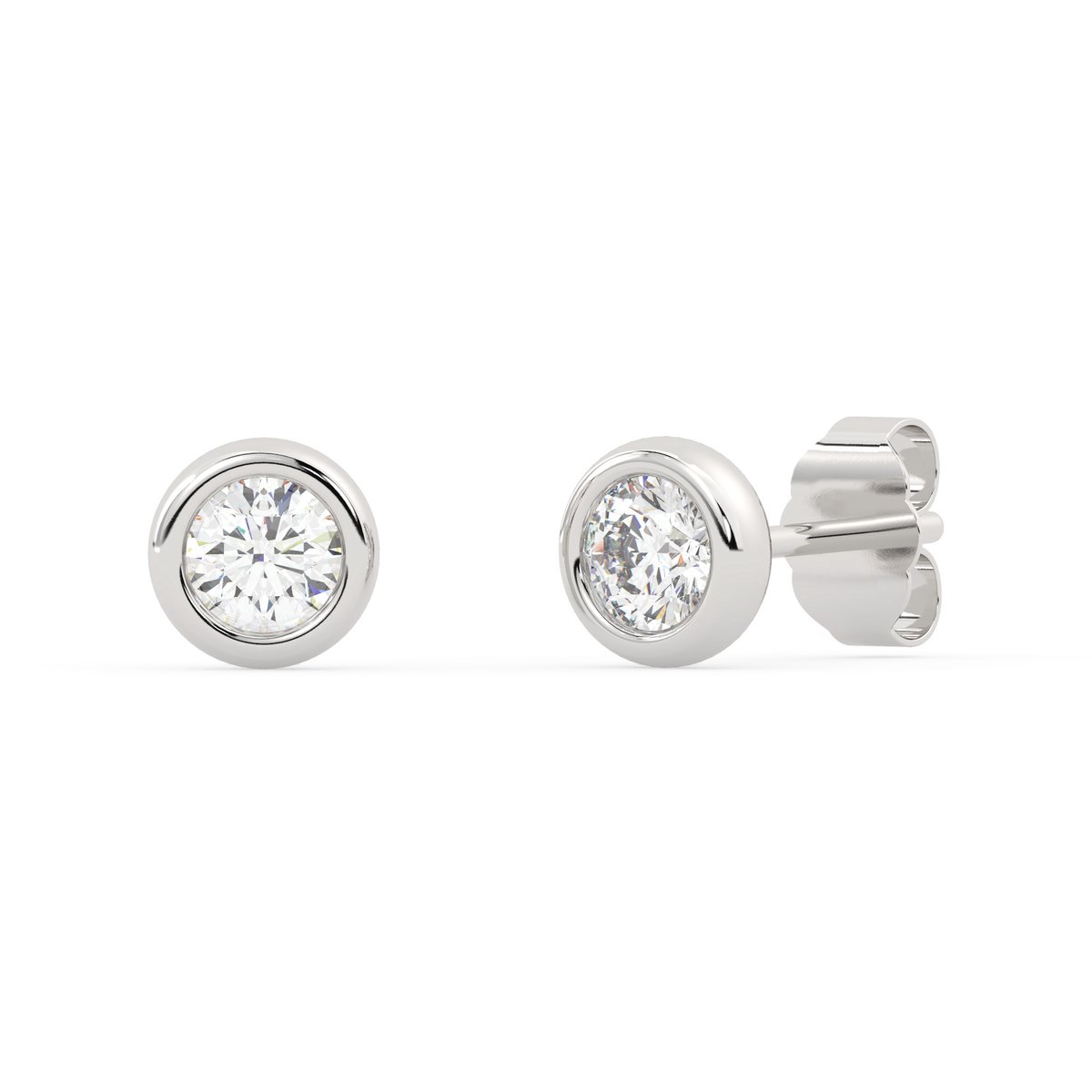 Diam Addict Ohrring 585 Weißgold mit im Labor gezüchteten Diamanten
