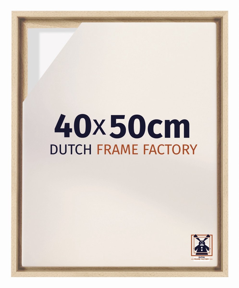 Dutch Frame Factory Baklijst 40x50 cm - Beuken - Geschikt voor Canvasdoek - MDF Baklijst Lausanne