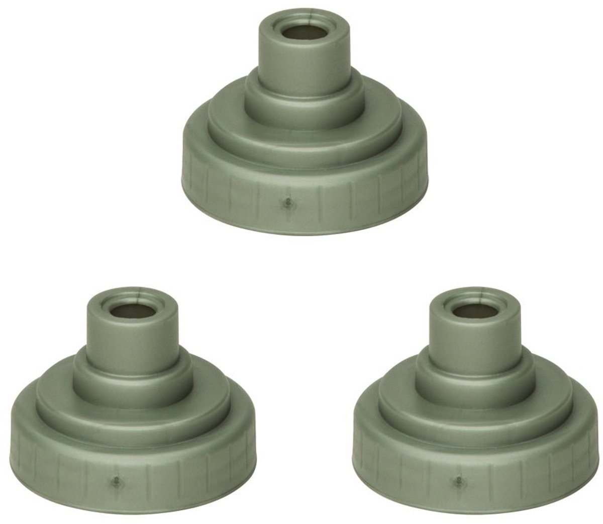 Nathan Race Caps Universeel 3-Pack Silver - Opzet