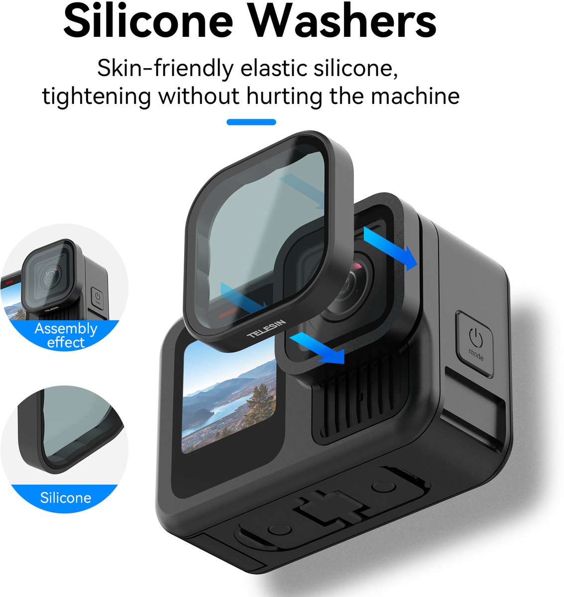 Telesin CPL Lens Filter voor GoPro Hero 13 thumbnail 3