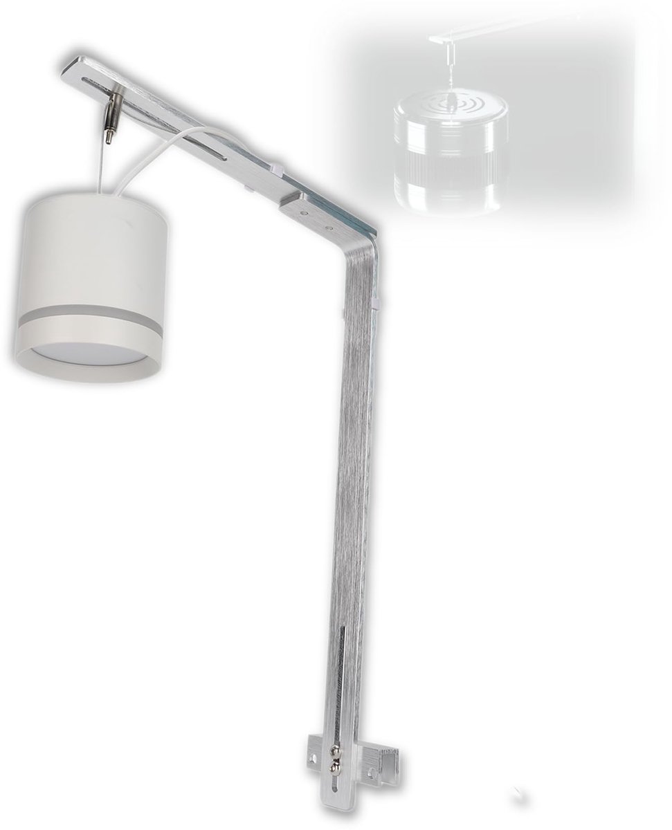 Aquarium Light Holder, Durable Aluminum Alloy, Easy To Adjust, for Excellent Lighting of Fish, Plants and More, Easy Tilting and Turning for Aquarium