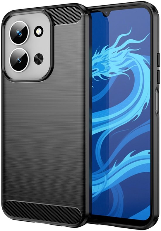 Natbok Transparant hoesje voor Xiaomi Redmi 15C 4G 2 stuks schermbeschermers, schokbestendige zachte TPU bumper en harde PC achterkant, niet-vergeling, anti-kras slim fit hoesje voor Xiaomi Redmi