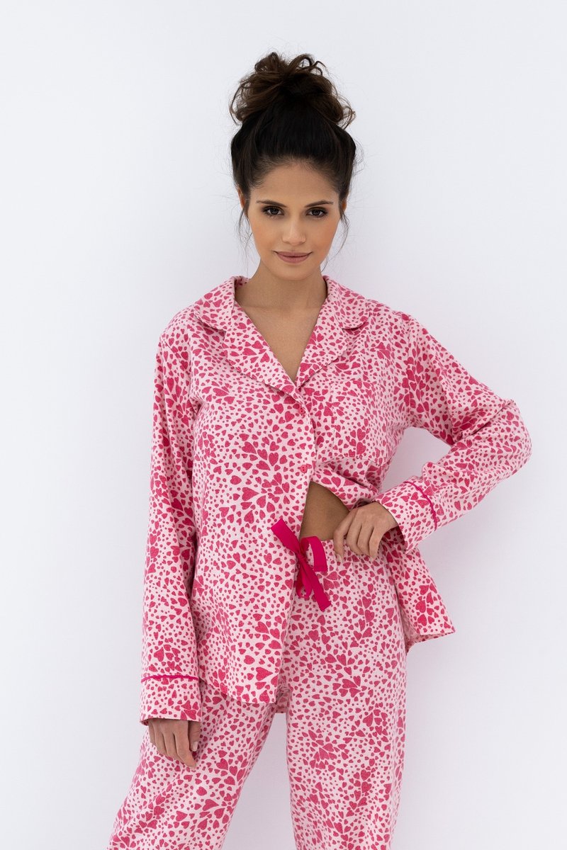 S& Sensis Sensis Flanellen Dames Pyjama GIULIANA 38 / Wit