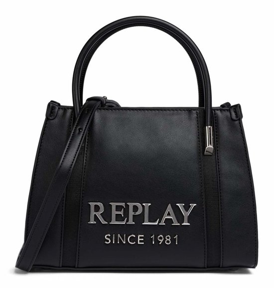 Replay Dames FW3695 Handtas, 0098 Black, 0098 Zwart