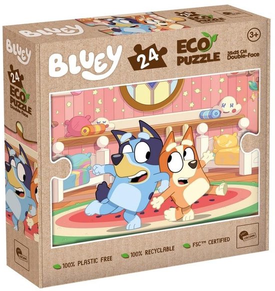 Lisciani - Puzzle Eco - Bluey - 24 pièces