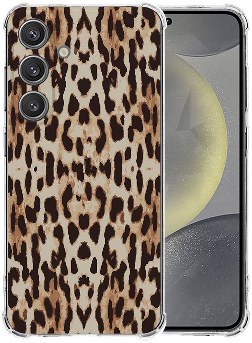 Samsung Galaxy S25 Plus Hoesje - Leopard TPU Antishock