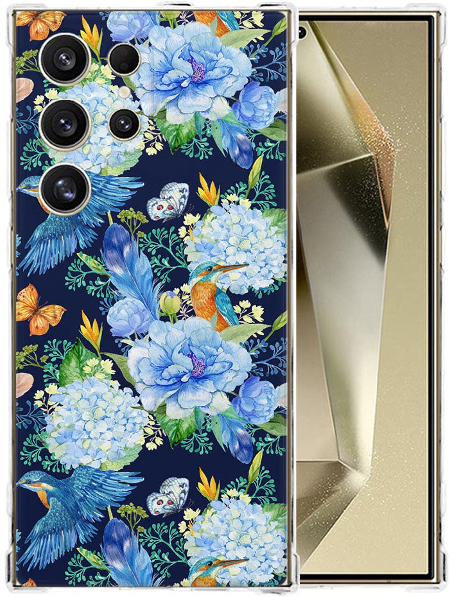 Samsung Galaxy S25 Ultra Hoesje - IJsvogel TPU Antishock