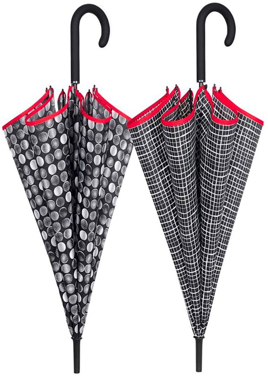 Perletti 61 Cm Geassorteerd Paraplu Grijs