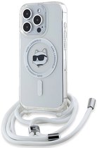 Karl - Lagerfeld - Coque IML Choupette Head & Cord MagSafe pour iPhone - 13 - Pro - Max - transparente