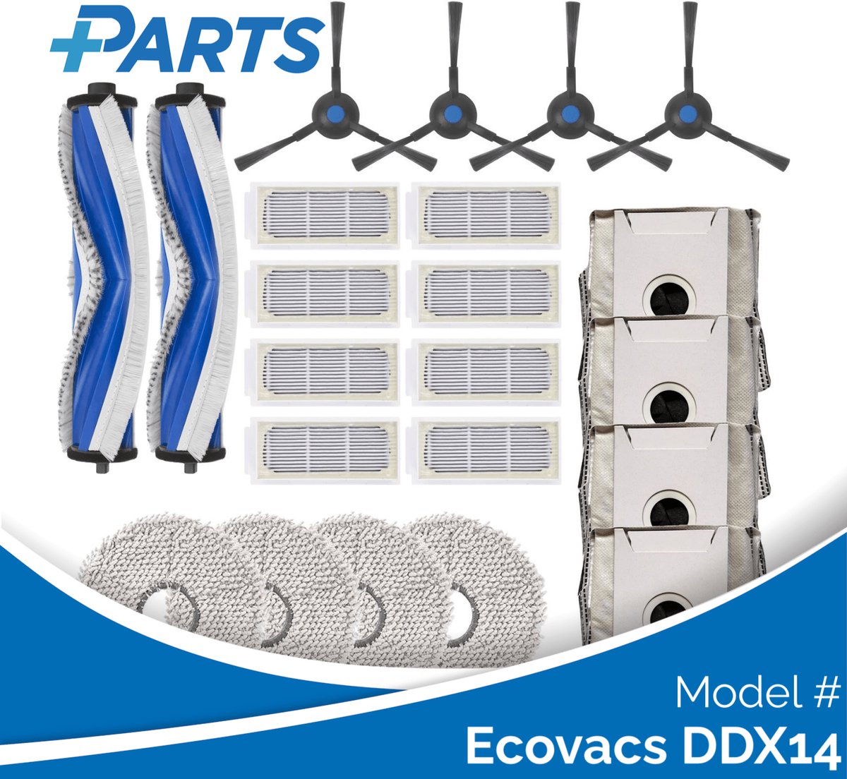 Ecovacs DDX14 Onderhoudsset (Plus.Parts® alternatief voor DKT080142)