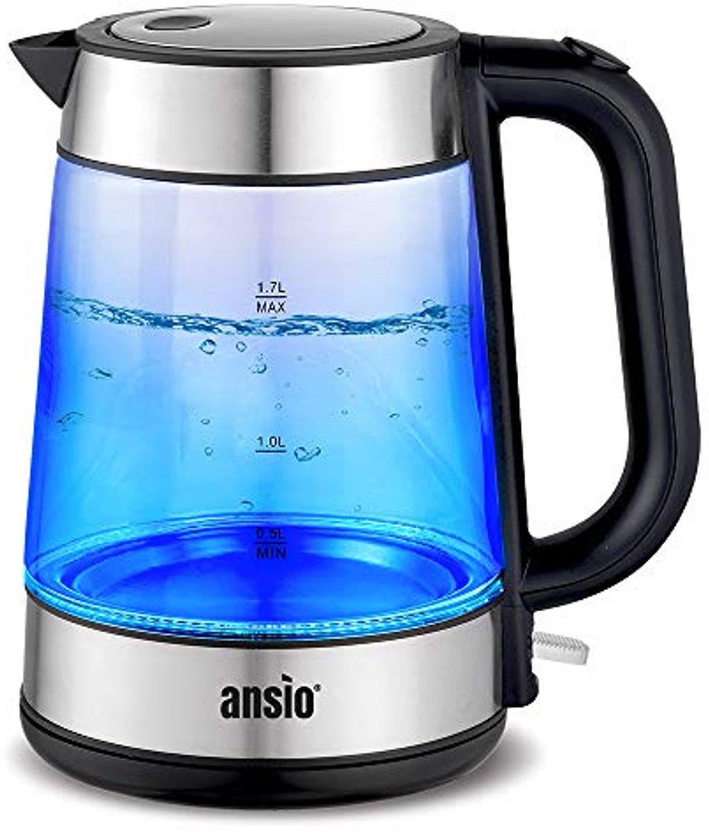 Elektrische Waterkoker 1,7 Liter met LED-Verlichting en Automatische Uitschakeling