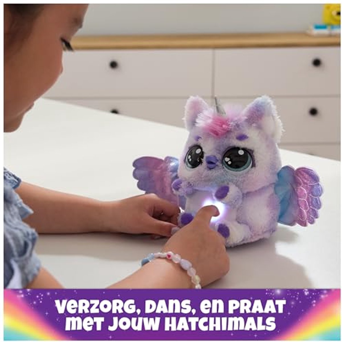 Mystery Hatch Pufficorn - Interactief verrassingsei met mist, licht en geluid