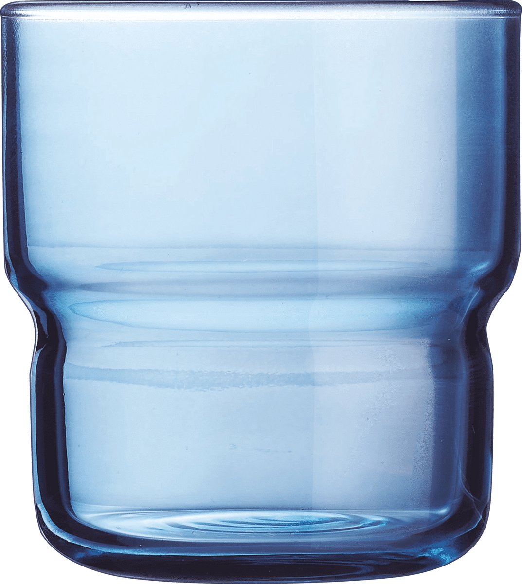 Arcoroc Log Tumbler 22 Cl Blauw - 6 Stuks