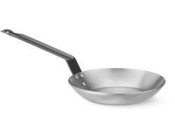 HENDI Koekenpan lyonnaise 28x13 cm - koolstofstaal - bruinen en sauteren - inductie/oven