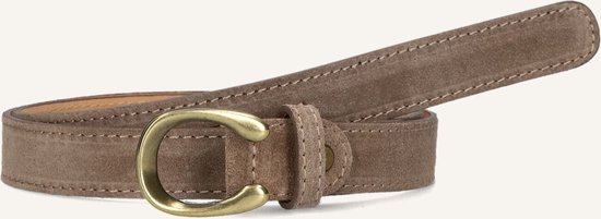 Dames Suède Riem 4 cm | 40mm Met Ronde Riemgesp