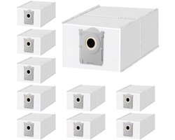 10 stuks stofzakken voor Ecovacs DEEBOT X8 PRO Omni / X8 OMNI / X9 PRO Omni / T50 PRO Omni / T50 MAX PRO Omni / T50 Omni / T80 OMNI / T30C Pro Omni / X11 Pro Omni robotstofzuiger 4 l zak accessoires.