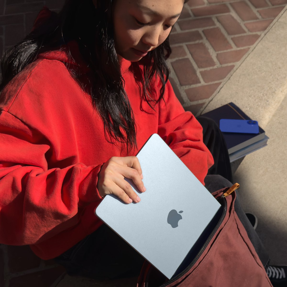 Apple MacBook Air 13 inch M4 chip 16GB RAM 256GB SSD Hemelsblauw lichtgewicht laptop Retina-display - Afbeelding 4