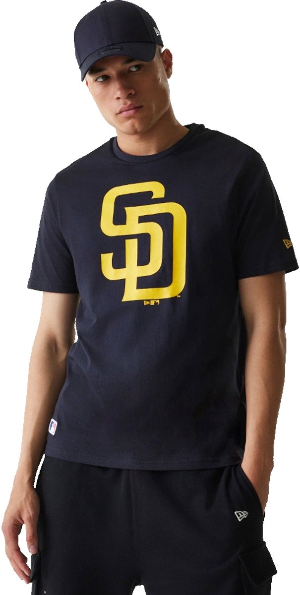 New Era Mlb Regular San Diego Padres T-shirt Met Korte Mouwen Man Vrouw Blauw