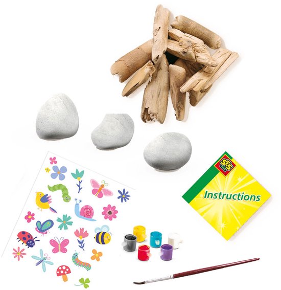 SES - Stenen en Drijfhout Decoratie Set