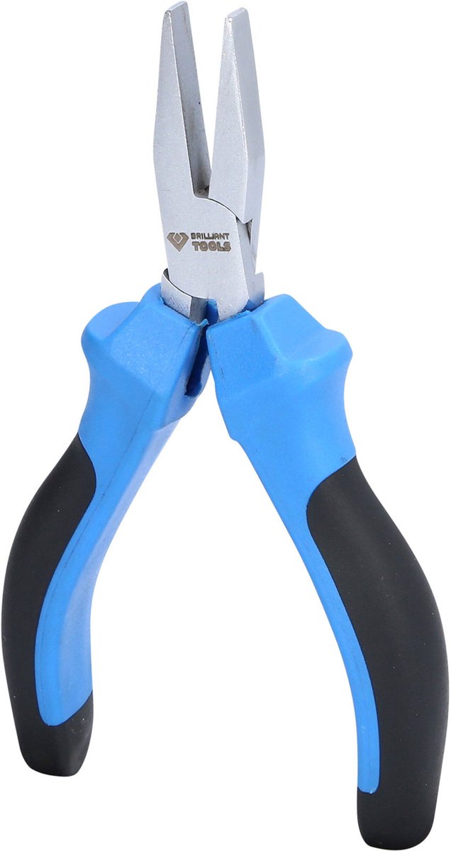 BRILLIANT TOOLS Precisiemechanicametaaltang met platte neus - BT0...