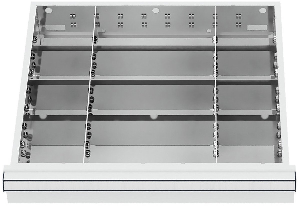 WS24 Ladeverdeler Metalen ladeverdeler BLH 100/125 mm Inwendige a...