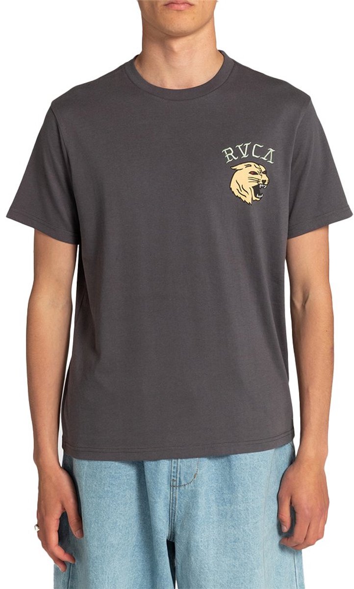 Rvca Mascot T-shirt Met Korte Mouwen Blauw S Man