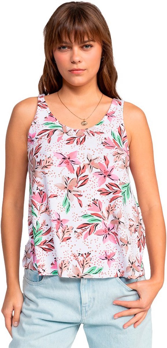 Roxy Flowing Tank Pr Mouwloos T-shirt Veelkleurig XS Vrouw Wit