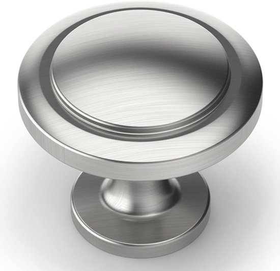 Natural Goods Berlin Meubelgrepen KREISEL Ontwerp Meubelknoppen Metalen Meubelknop Ronde Deurgreep voor kasten, commode, dressoir, keukenfront
