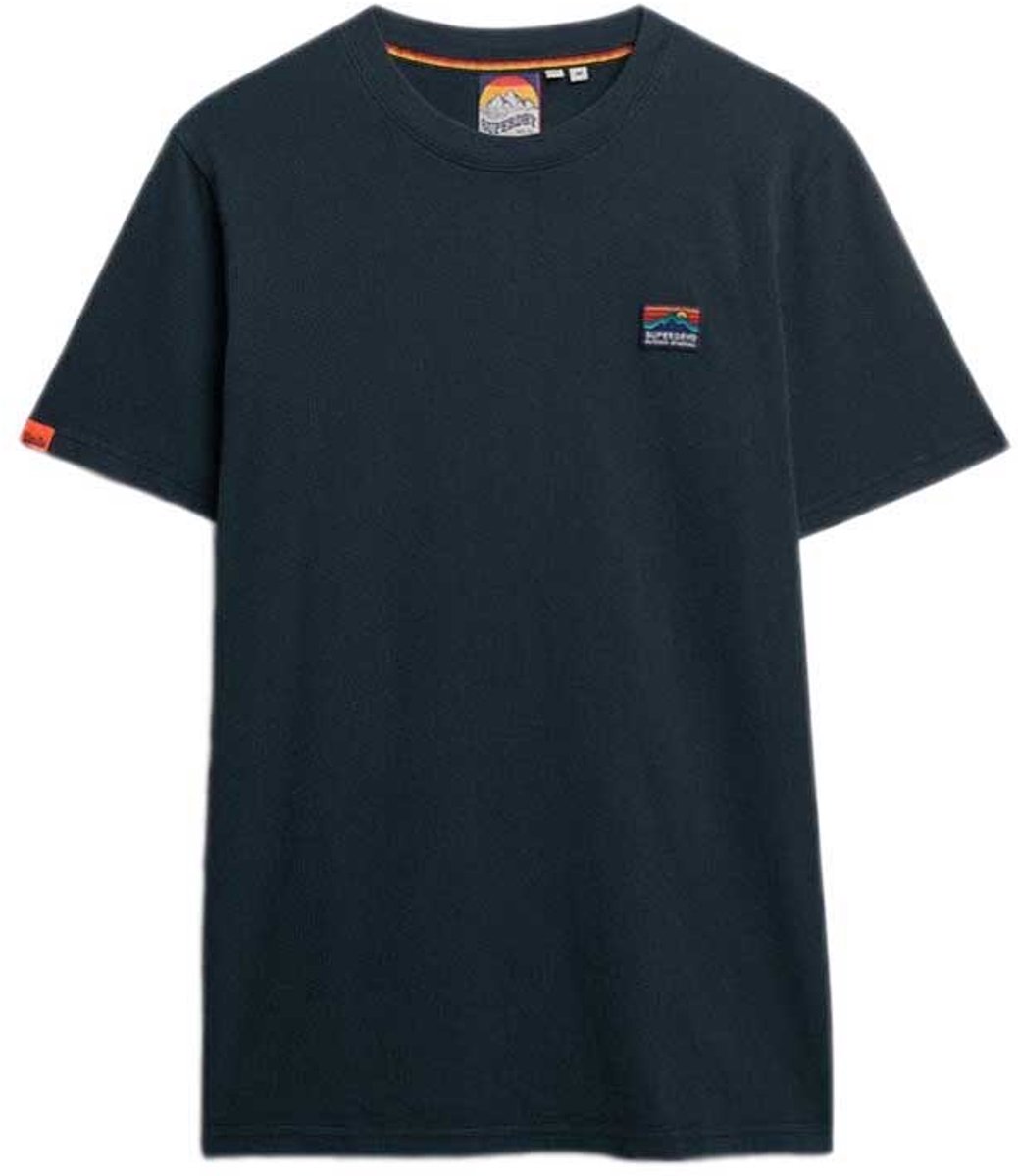 Superdry Great Outdoors T-shirt met borduursel en relaxte pasvorm Heren T-shirts Marineblauw