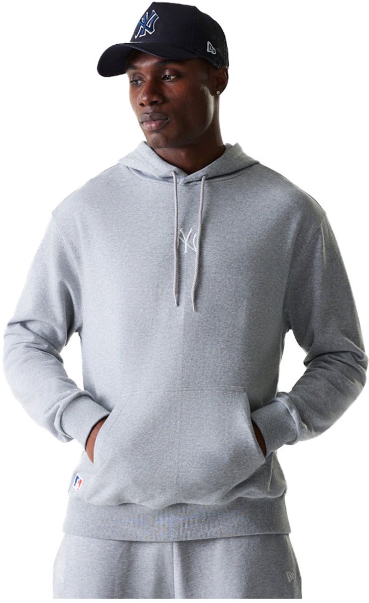 New Era Mlb Le Midi New York Yankees Hoodie Man Vrouw Grijs