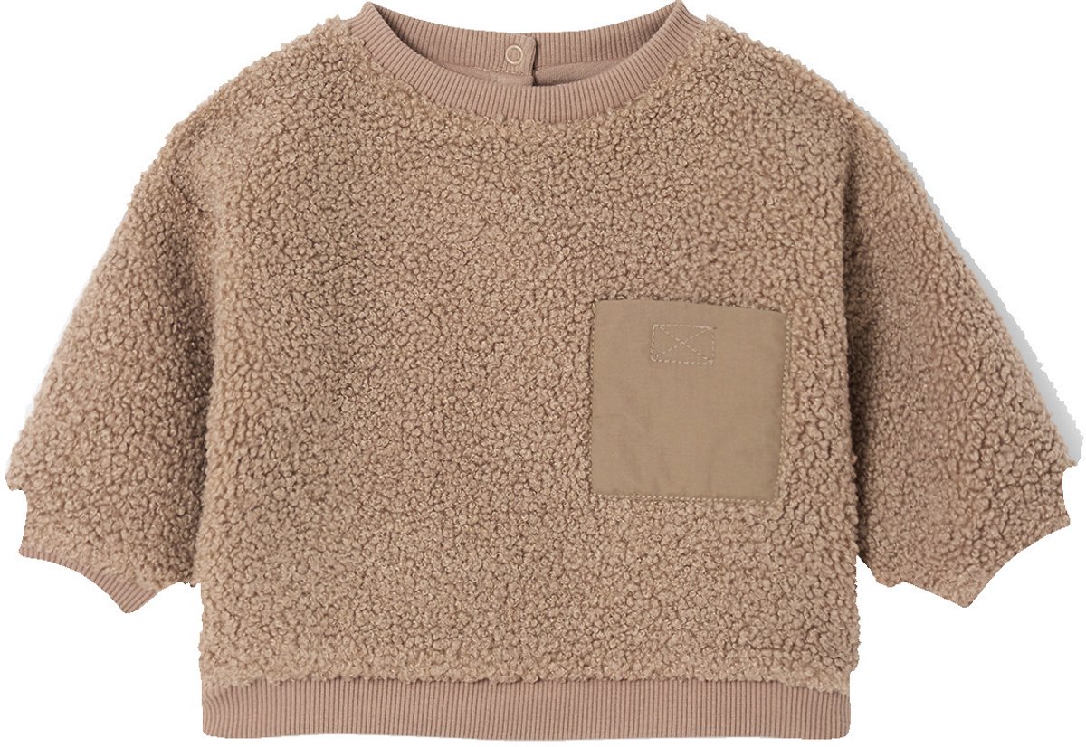 Vertbaudet Baby sweater in sherpa