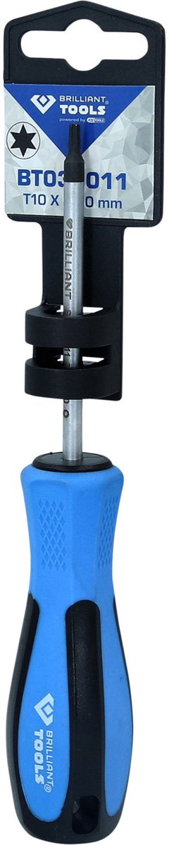BRILLIANT TOOLS Schroevendraaier TORX T10 x 80 mm - BT031011