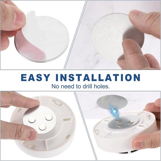 10 Stuks Nest Smoke Detector QUARKZMAN 5 Stück Rauchmelder Magnethalter