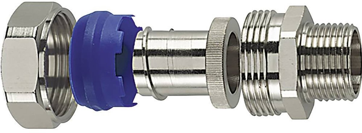 HellermannTyton 166-31406 PCS32-FMC-M32-NPB/PA6-ML Slangbevestiging Metaal M32 Recht 1 stuk(s)