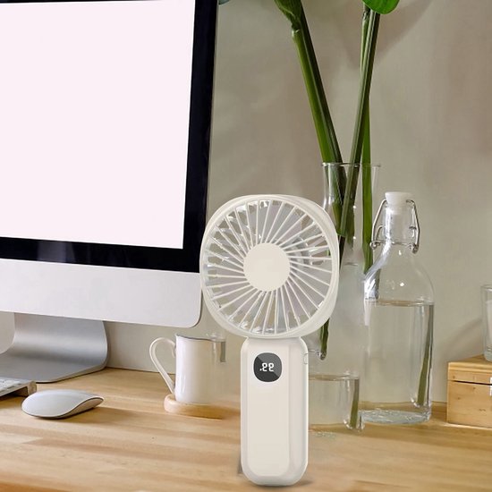 FUNME Oplaadbare Stille Draagbare Ventilator 5000mAH 20 Uur USB