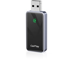 BY967B 2-in-1 Draadloze CarPlay & Android Auto Adapter