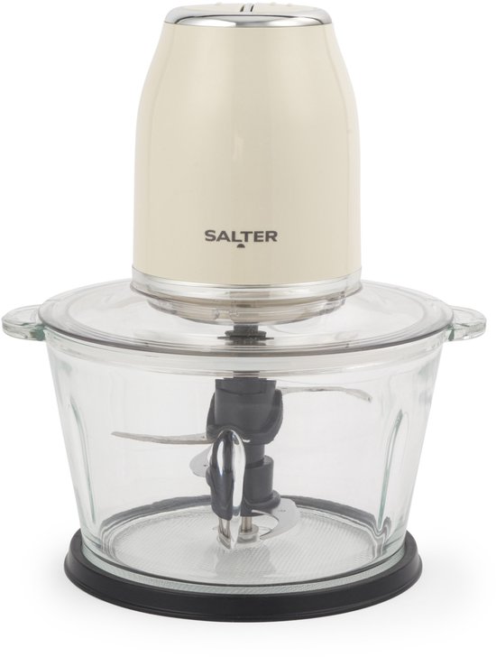 Salter Retro 3-in-1 Blender Set – 600W | 2 Snelheden | Crème | bol