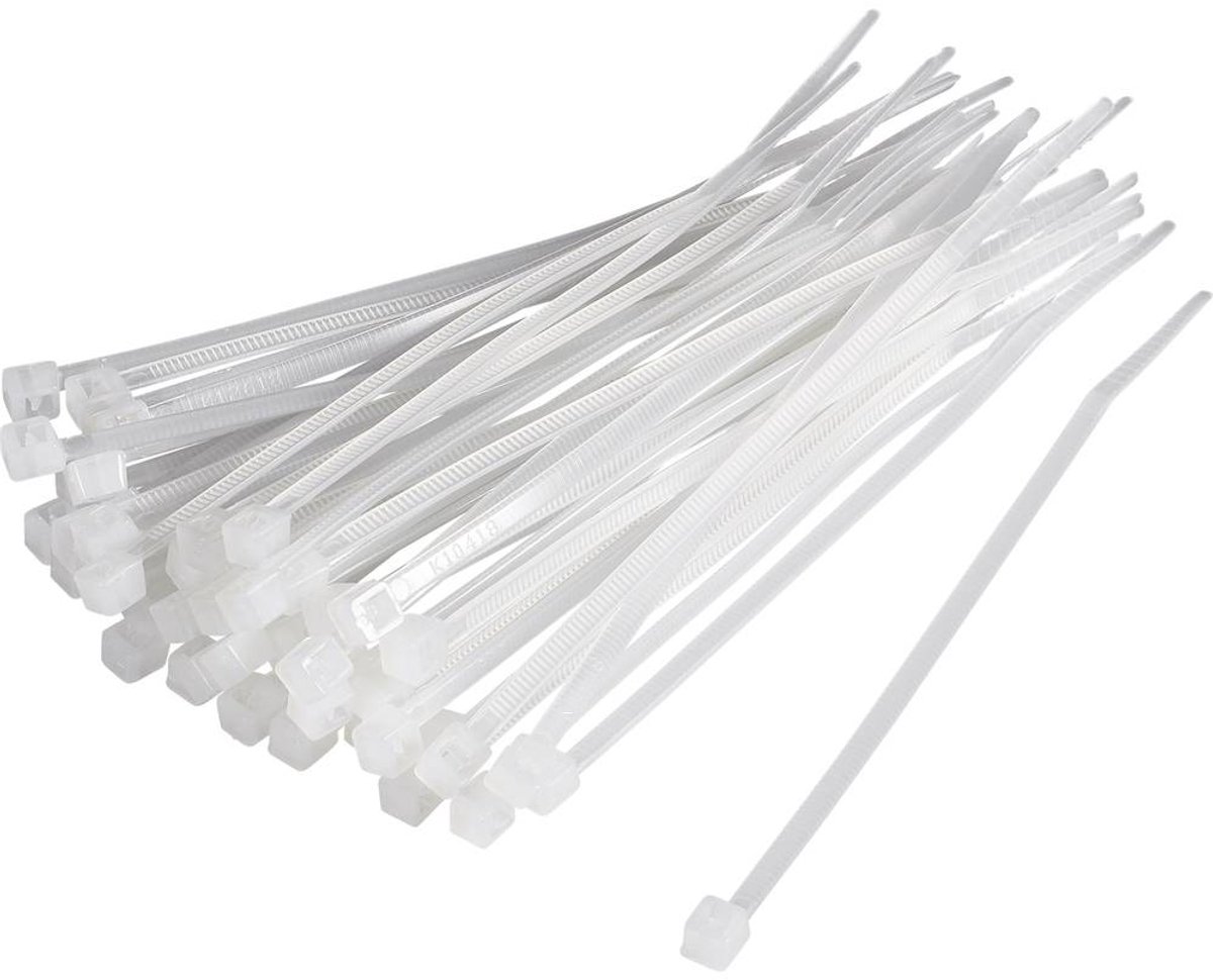 TRU COMPONENTS 1592795 TC-CV200L203 Kabelbinder 200 mm 7.60 mm Natuur 100 stuk(s)
