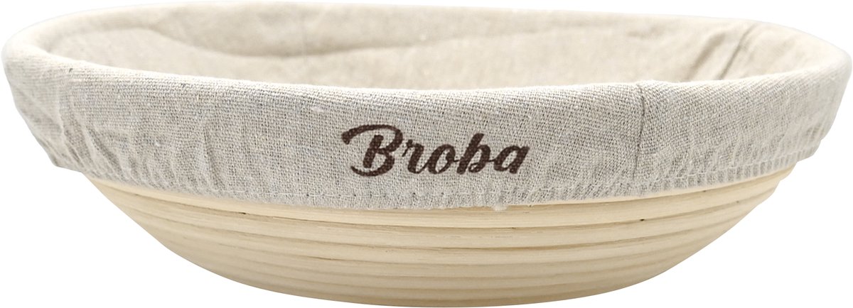 Rijsmand 30cm Rond Rijsmandje voor Broodbakken - inclusief Deegkleed - Geschikt voor Zuurdesem - Broodmand - Banneton - Broodmandje Riet - Brood Bakken